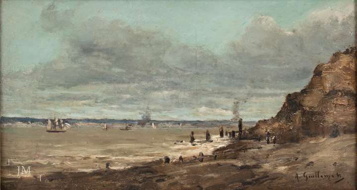 View from Trouville sur Mer across the Baie de la Seine